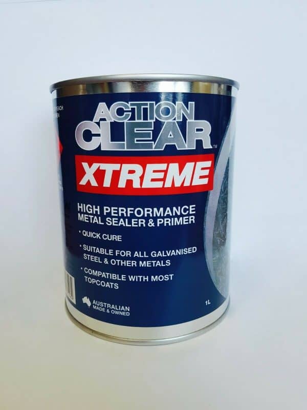 Action Clear Xtreme Metal Sealer & Primer 1 Litre