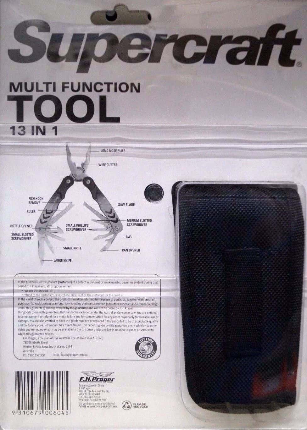 Supercraft Multi Function Tool Supercraft Multi Function Tool