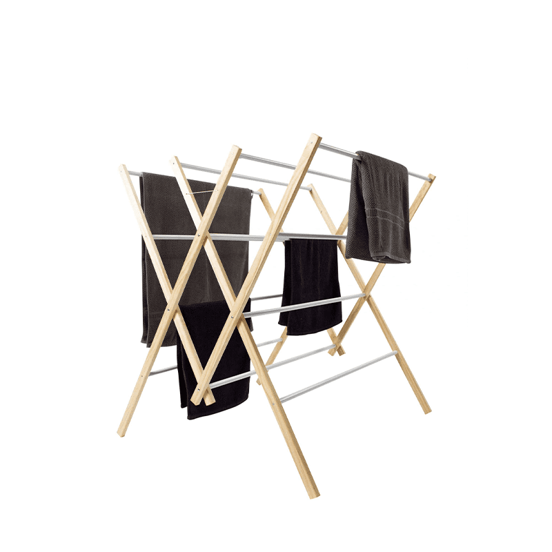 Buy 12 rail wooden clothes airer