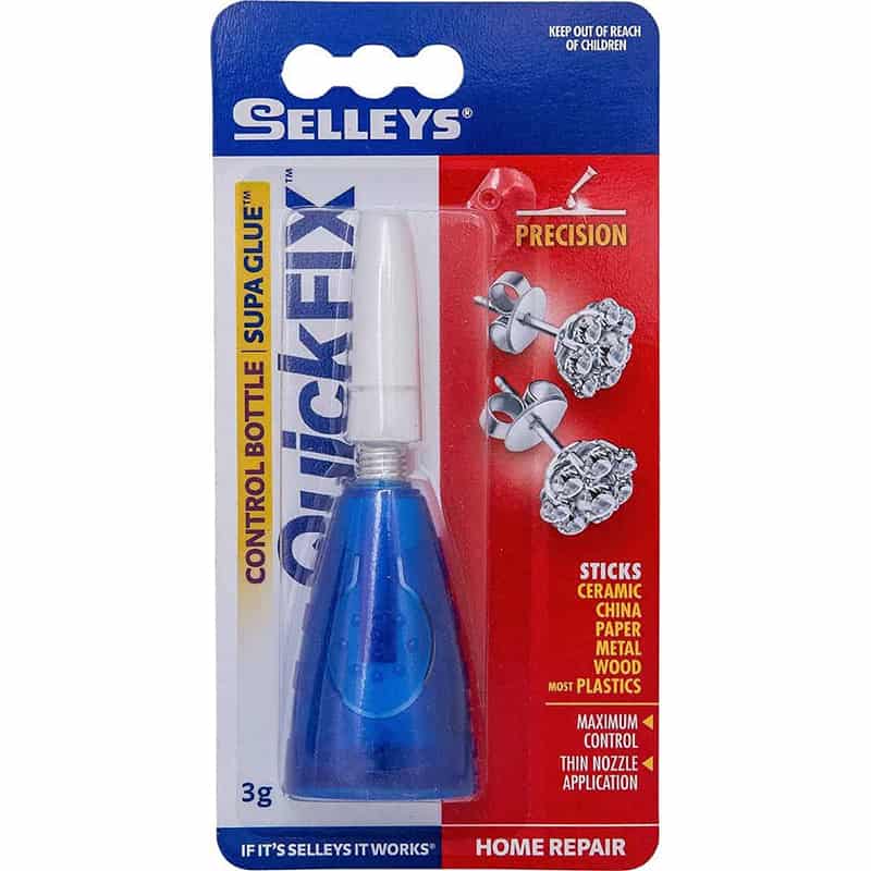 Super Glue 3g Selleys QuickFIX Control Bottle