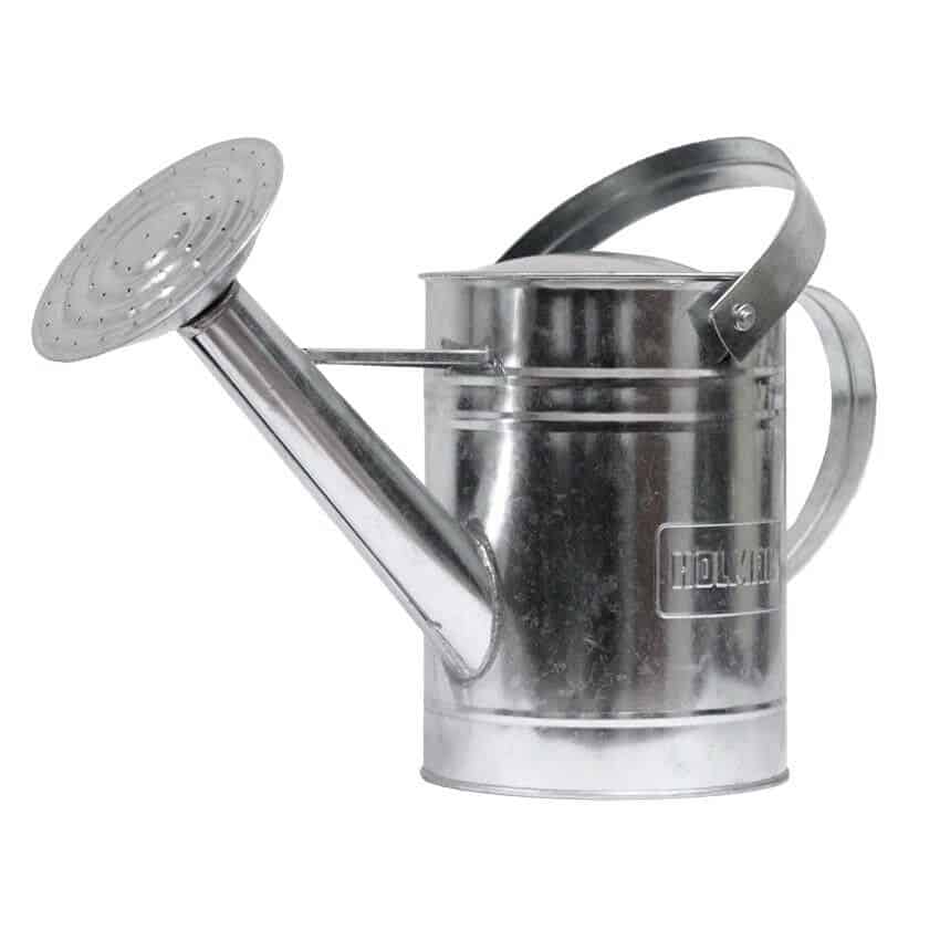 WATERING CAN 1.8 Litre Holman Double Handle Galvanised