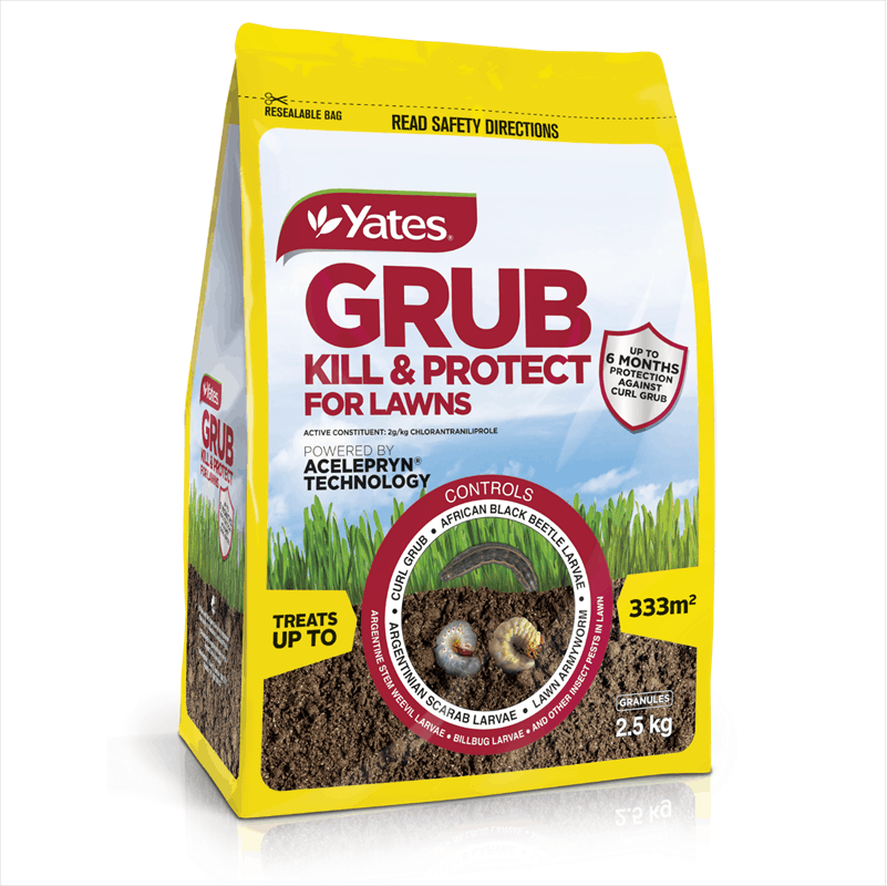 Yates Lawn Grub Kill & Protect 2.5kg Granules
