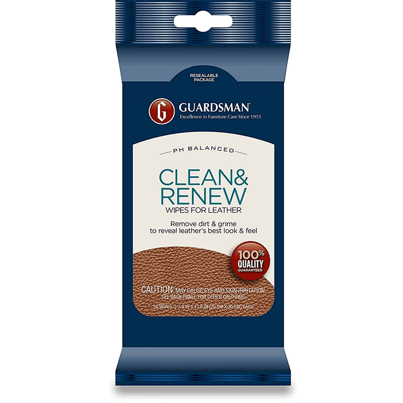 Guardsman Leather Clean & Renew Wipes 20pk