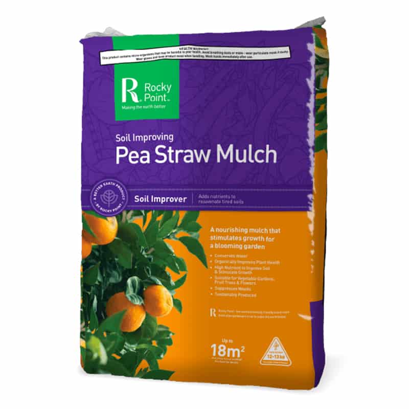 pea straw mulch